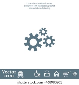 Settings icon vetor
