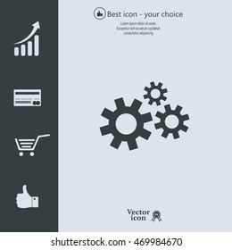 Settings icon vetor