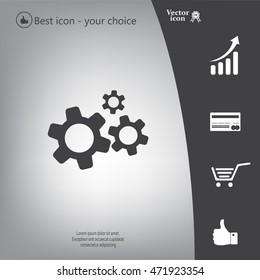 Settings icon vetor