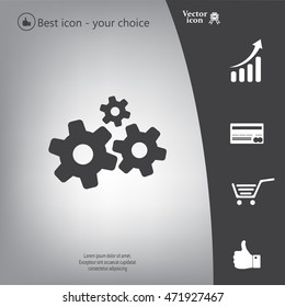 Settings icon vetor