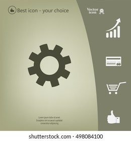 Settings icon vetor
