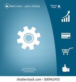 Settings icon vetor