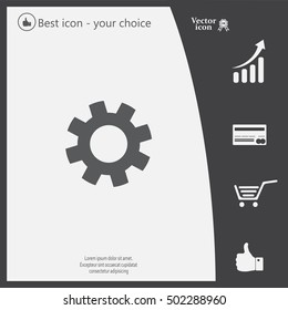 Settings icon vetor