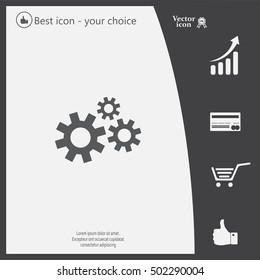 Settings icon vetor