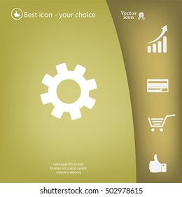 Settings icon vetor