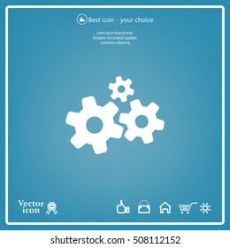 Settings icon vetor