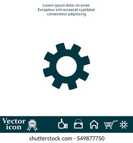 Settings icon vetor