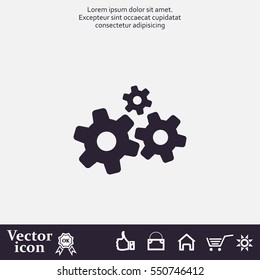 Settings icon vetor