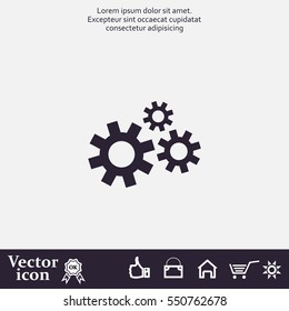 Settings icon vetor