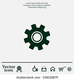 Settings icon vetor