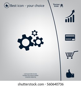 Settings icon vetor