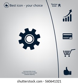 Settings icon vetor