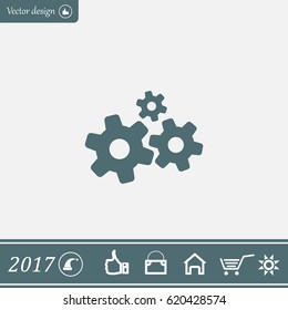 Settings icon vetor
