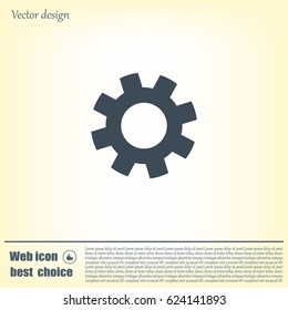 Settings icon vetor
