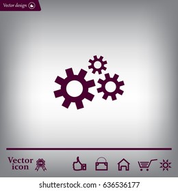 Settings icon vetor