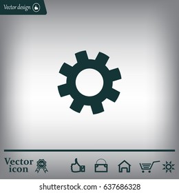 Settings icon vetor