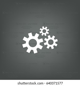Settings icon vetor