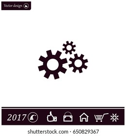 Settings icon vetor