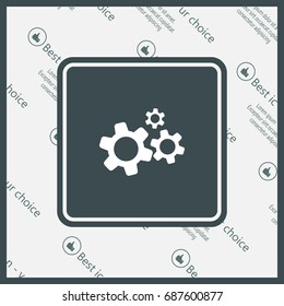 Settings icon vetor