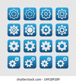Settings icon for web