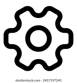 Settings icon for web, app, infographic, etc