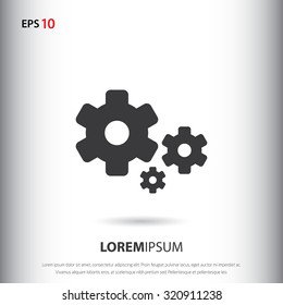 Settings icon for web and mobile