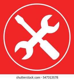 Settings icon - wrench and screwdriver