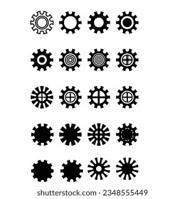 settings icons, logo vectors file