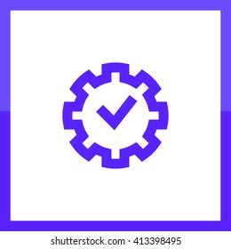 Settings isolated minimal single flat linear icon for application and web. Properties line vector icon for websites and mobile minimalistic flat design.