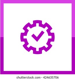 Settings isolated minimal single flat linear icon for application and web. Properties line vector icon for websites and mobile minimalistic flat design.