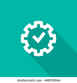 Settings isolated minimal single flat linear icon for application and web. Properties line vector icon for websites and mobile minimalistic flat design.