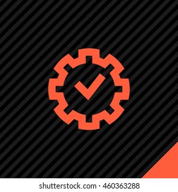 Settings isolated minimal single flat linear icon for application and web. Properties line vector icon for websites and mobile minimalistic flat design.