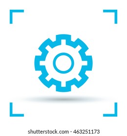 Settings isolated minimal single flat linear icon for application and web. Properties line vector icon for websites and mobile minimalistic flat design.