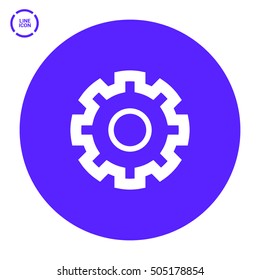 Settings isolated minimal single flat linear icon for application and web. Properties line vector icon for websites and mobile minimalistic flat design.