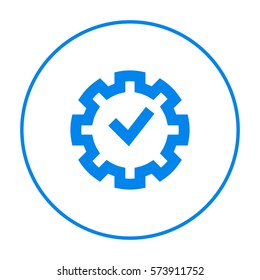Settings isolated minimal single flat linear icon for application and web. Properties line vector icon for websites and mobile minimalistic flat design.