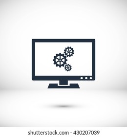 settings  laptop icon