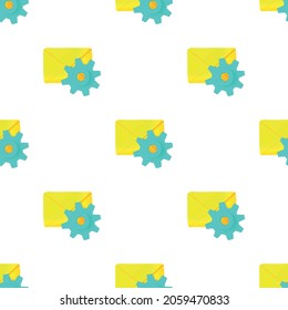 Settings of letters pattern seamless background texture repeat wallpaper geometric vector