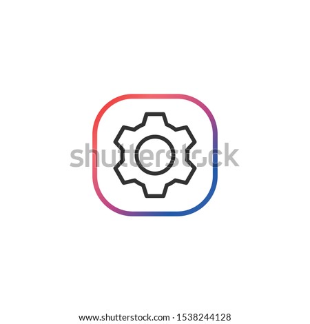 Settings  - Line Vector Icon