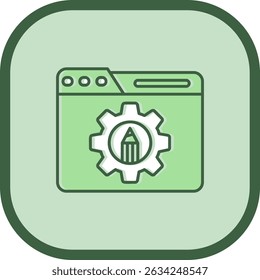 Settings Line vector Icon Design