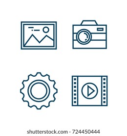 settings menu smartphone icons