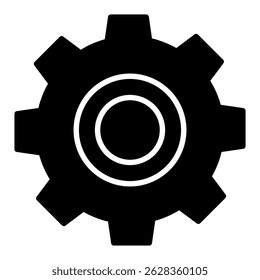 Configurações ícone de glifo misto. Design de ícone de vetor simples em estilo de glifo. Formato de vetor editável