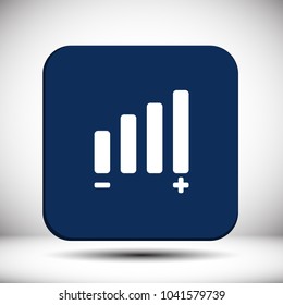 Settings music  vector icon