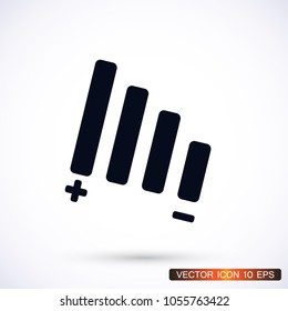 Settings music  vector icon