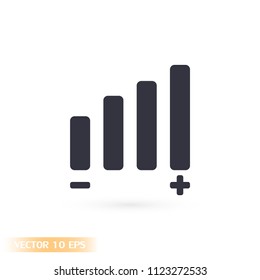 Settings music  vector icon