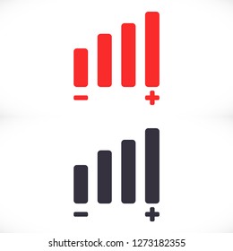 Settings music  vector icon