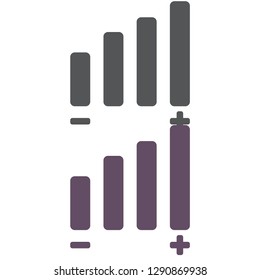 Settings music  vector icon