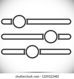 Settings music  vector icon