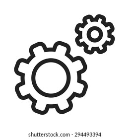 Settings, options, configure icon vector image.Can also be used for admin dashboard. Suitable for mobile apps, web apps and print media.