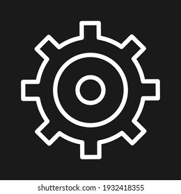 Einstellungen, Optionen, Präferenzen Symbol Vektorbild. Kann auch für den Kundensupport und die Benutzeroberfläche verwendet werden. Geeignet für den Einsatz in Web-Apps, mobilen Apps und Printmedien.