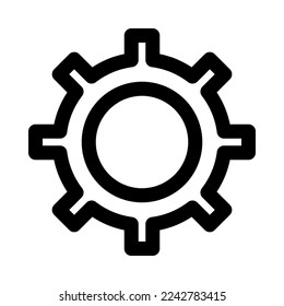 Preferencias icono de esquema aislado en fondo blanco
